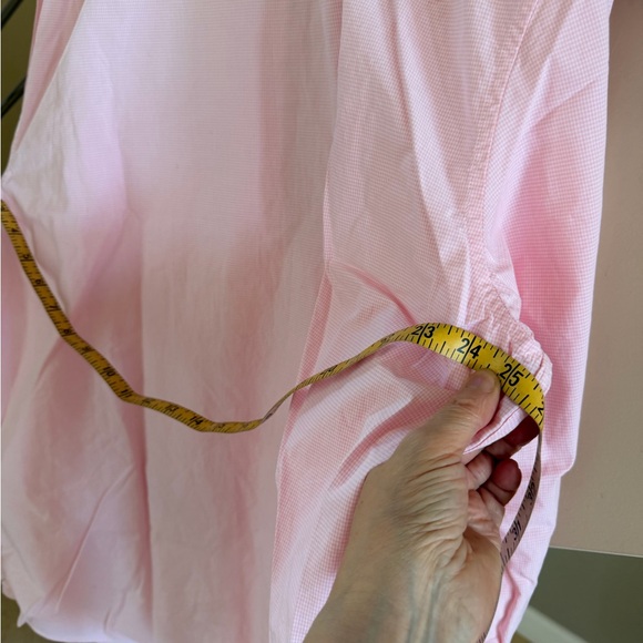 Lacoste Pink Gingham Button-Down Shirt - Picture 12 of 16